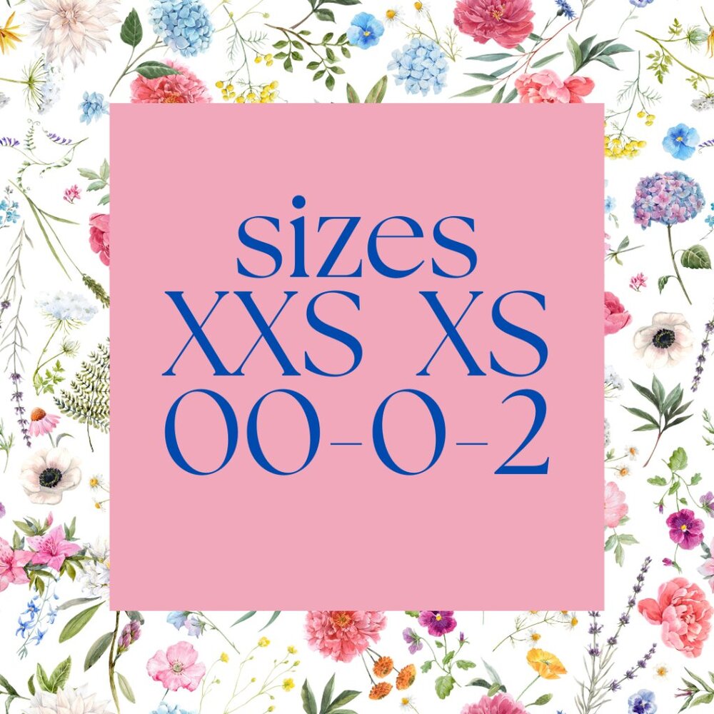 Women's Size XXS XS 00 0 2 -------------->